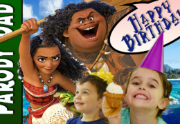 Julia’s 6th Birthday Parody (2017) – A Moana Parody (music from You’re Welcome)